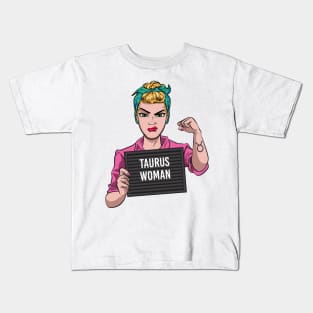 Taurus Woman Kids T-Shirt